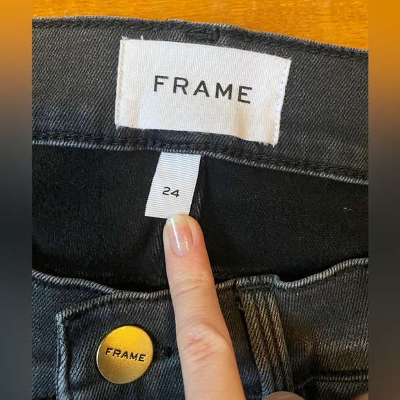 Frame Denim - Le Garçon Size 24 in Cheyenne wash - Picture 4 of 7